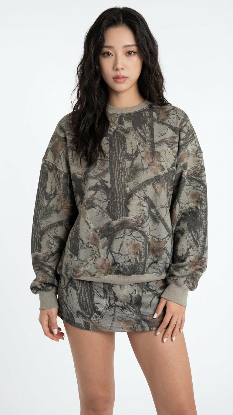 Backcountry Camo Crewneck Sweatshirt