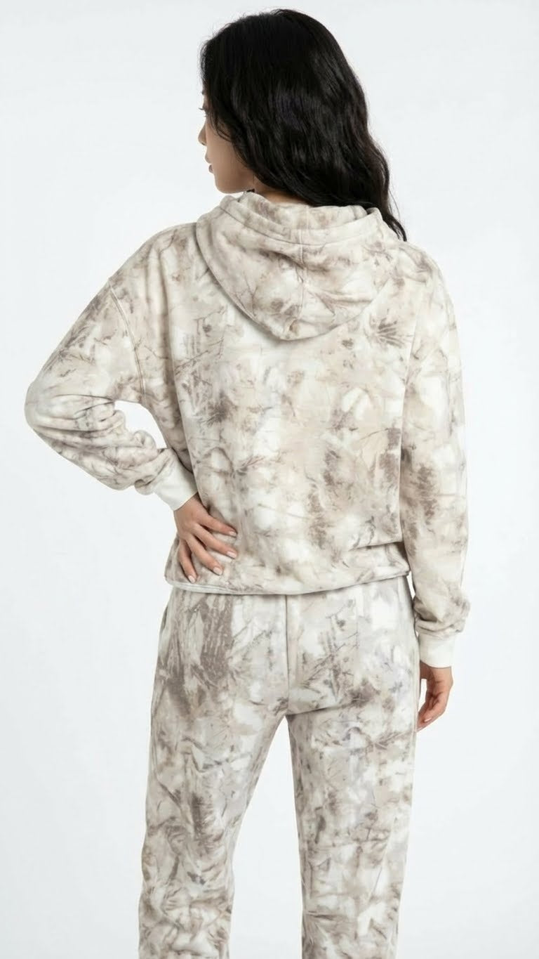 Light Woodland Camo Fleece Hoodie