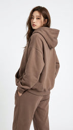 Campus Plush Oversized Zip Hoodie