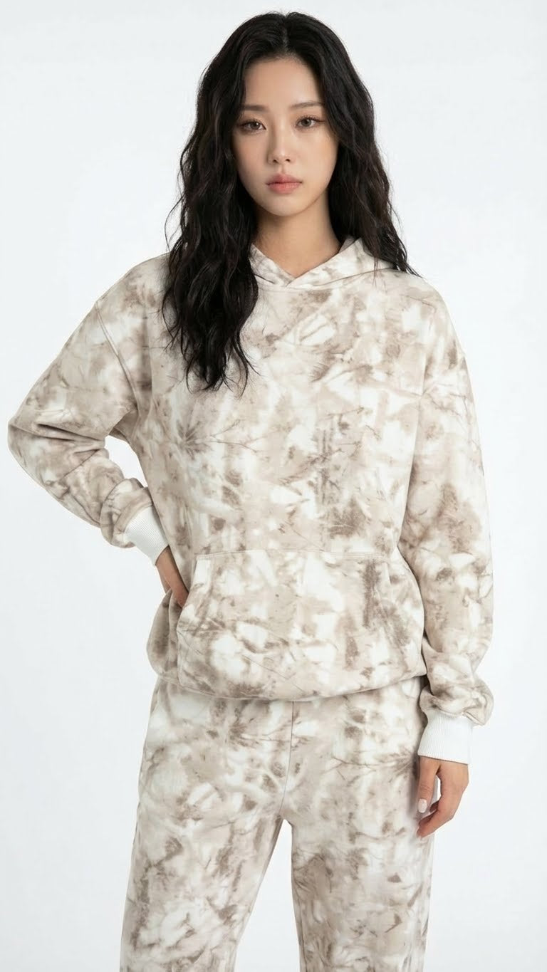 Light Woodland Camo Fleece Hoodie